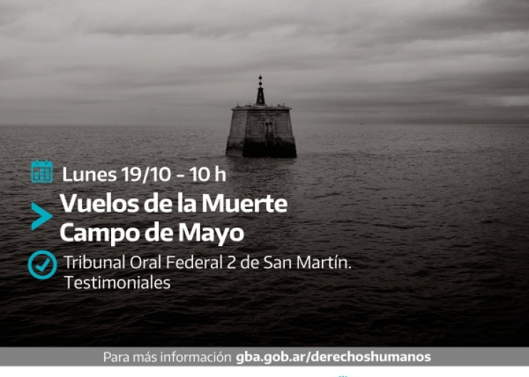 Vuelos de la Muerte Campo de Mayo audiencia testimonial 19/0