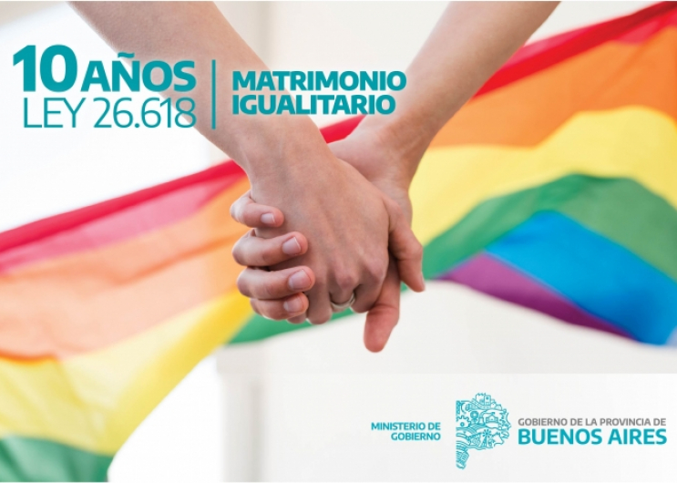 Provincia: desde 2010 hasta mayo de 2020 se registraron 5.650 matrimonios entre personas del mismo sexo