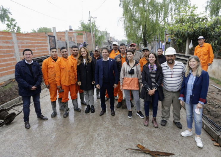 Álvarez Rodríguez recorrió obras en Quilmes y Berazategui