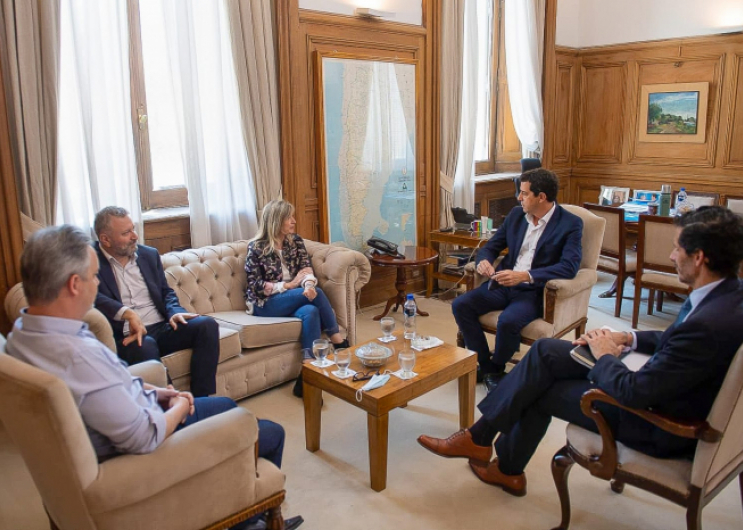 Alvarez Rodríguez y Ríos Ordoñez se reunieron con el ministro Wado de Pedro
