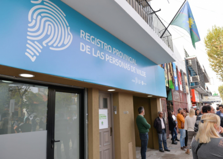 Se puso en marcha la delegación de Wilde del Registro de las Personas 