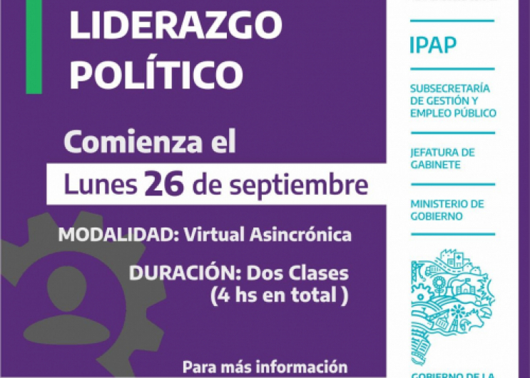 Nuevo curso de Liderazgo Político