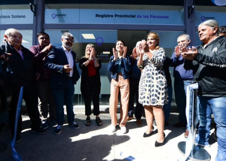 Se inauguró la delegación San Francisco Solano del Registro de las Personas