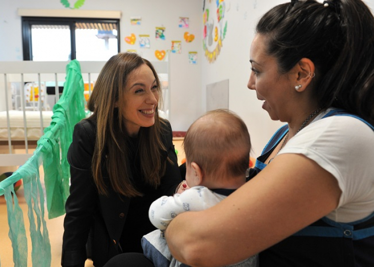 Vidal visitó hoy un Centro de Desarrollo Infanto Familiar y supervisó las obras del Centro de Atención Primaria de la Salud “29