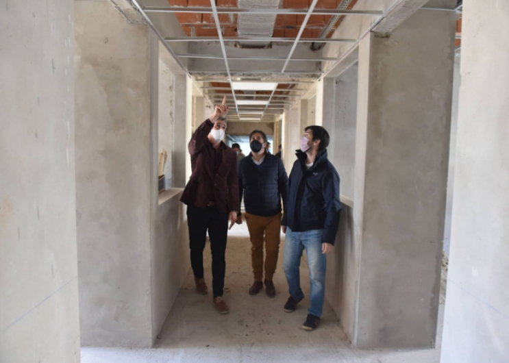 Thea recorrió las nuevas obras realizadas en el Hospital San Antonio de Padua