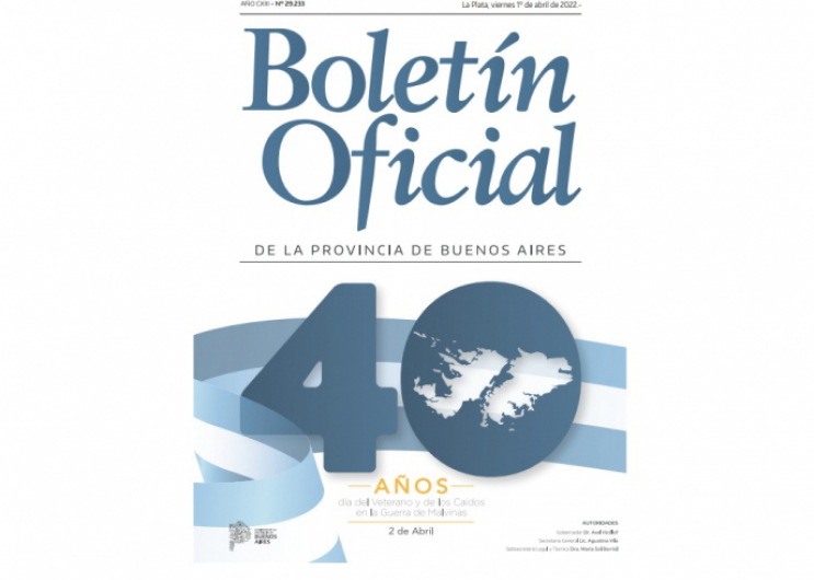 El Boletín Oficial conmemora el Día del Veterano y de los Caídos en Malvinas
