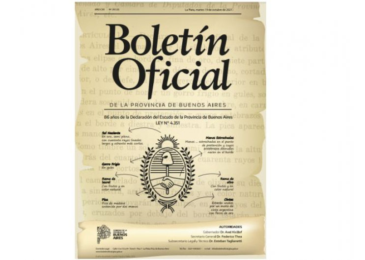 El Boletín Oficial conmemora el Día del Escudo provincial