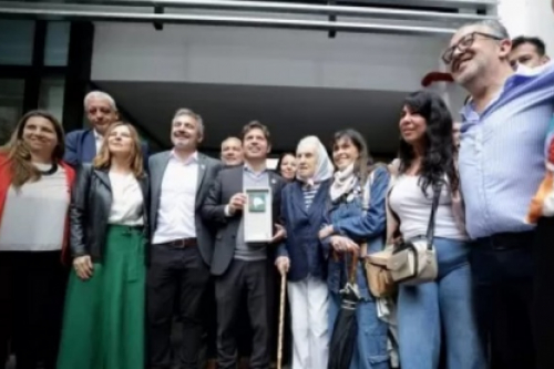Kicillof inauguró el edificio del Archivo Provincial de la Memoria