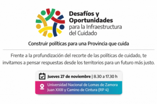 El Ministerio realizará un encuentro sobre Infraestructura del Cuidado