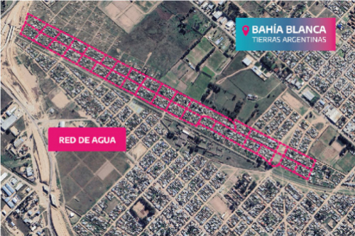 Plano red de agua