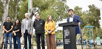 Inauguración de obras en Berisso