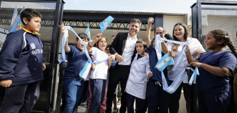 Kicillof inauguró nueva infraestructura en materia educativa y de seguridad
