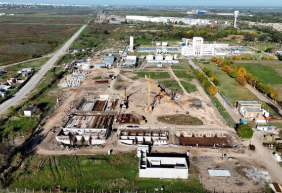 Avanza la obra de la nueva Planta Potabilizadora en La Plata, Berisso y Ensenada