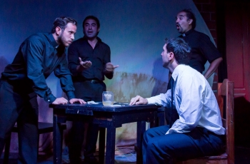 Con Jorge Cortese, Fabio Herrera, Nicolás Pecollo y Leo Rizzi