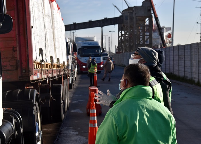 Operativo de control al transporte de cargas