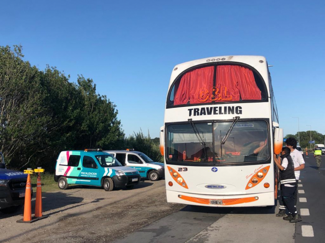 Transporte incrementó los controles vehiculares