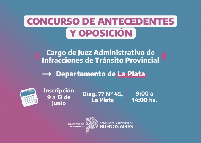 Llamado a Concurso de Antecedentes y Oposición.