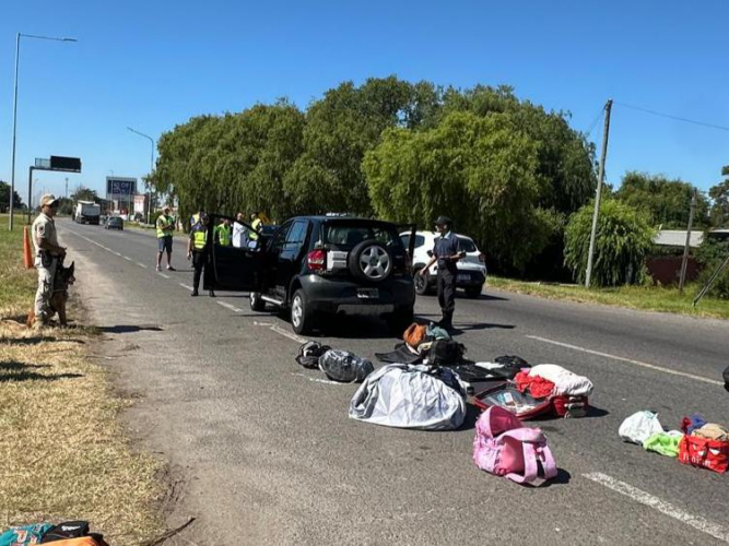 El hecho tuvo lugar en el KM. 400 de la Ruta 2.
