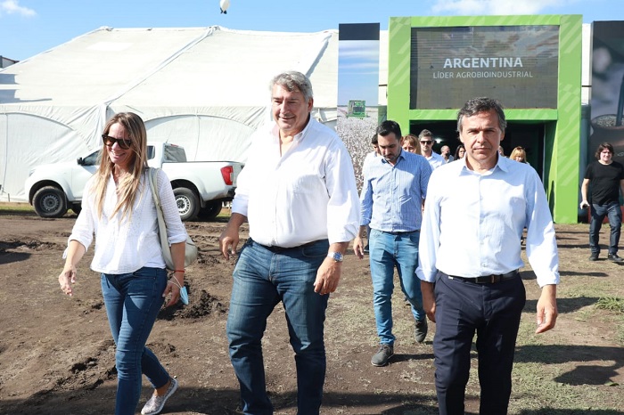 D'Onofrio recorrió la muestra agroindustrial más grande de Latinoamérica.