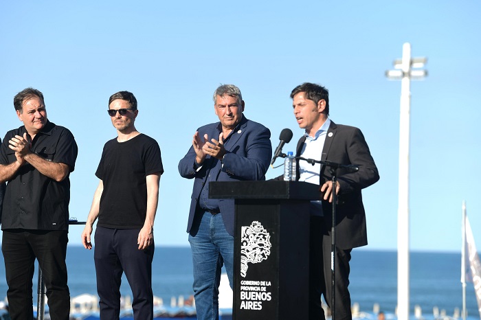 El acto se llevó adelante en la Rambla de Mar del Plata.