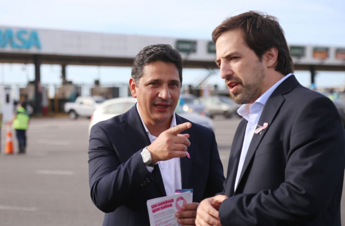 Marinucci y Kreplak interactuaron con las y los conductores en Hudson.