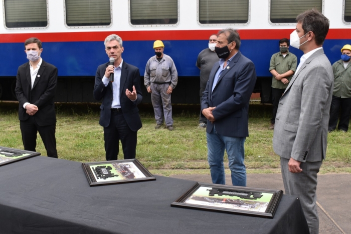 El subsecretario de Transporte Alejo Supply participó de la firma de un convenio en Junín junto a Meoni