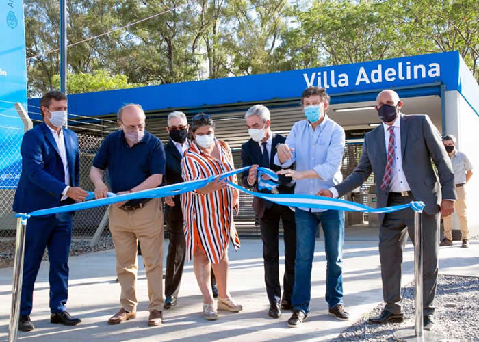Supply participó de la inauguración de la nueva Estación Villa Adelina