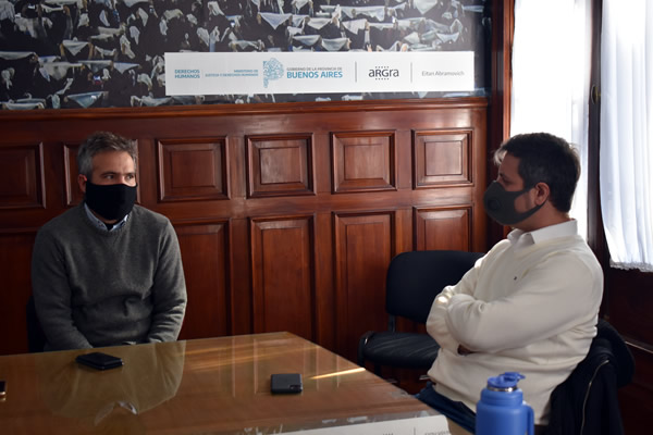 Alejo Supply se reunió con Matías Moreno
