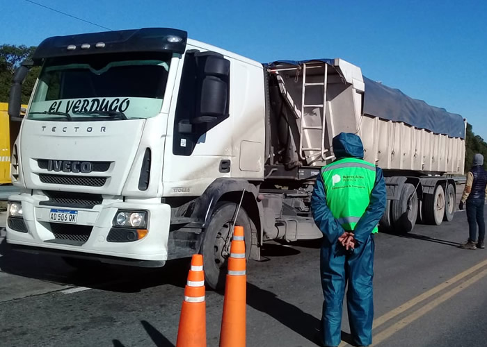 La Dirección de Fiscalización realiza los operativos de control de transporte de cargas