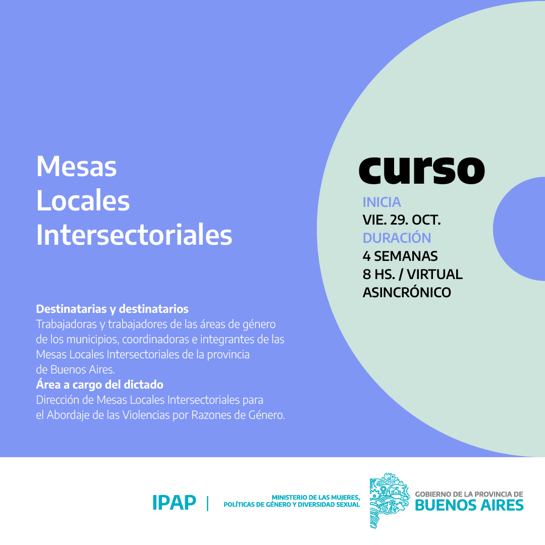 Mesas Locales Intersectoriales