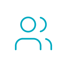 muestra imagen icono de personas