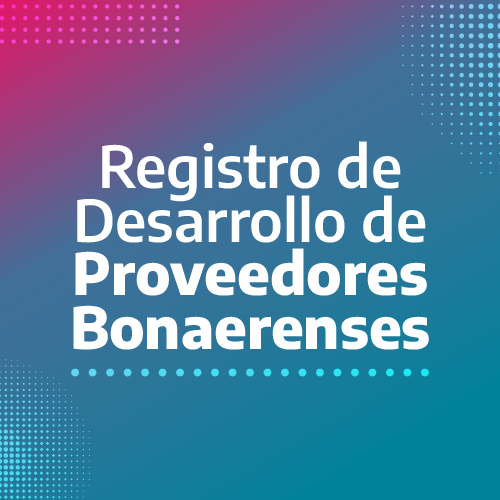 Header Registro de Desarrollo de Proveedores Bonaerenses